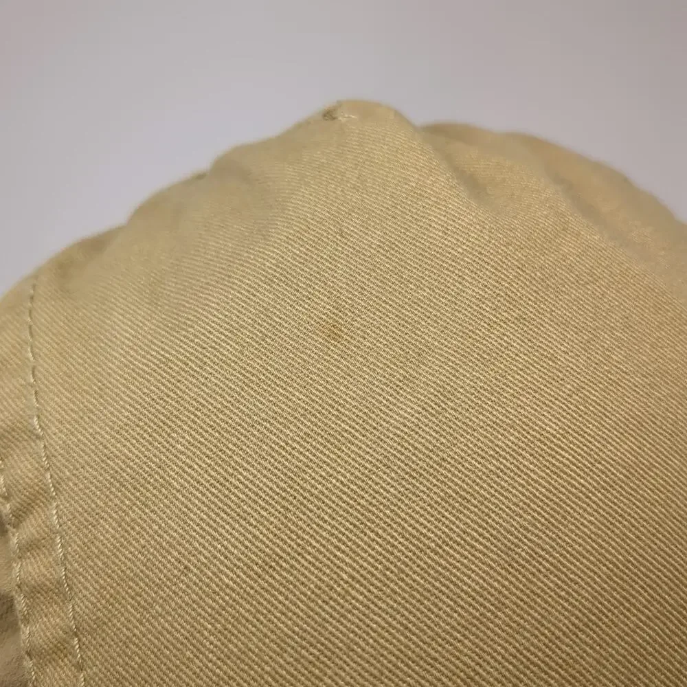 KB Ethos Newsboy Cap Brown One Size Wings Patch Anchor Skull Hat Slideback Twill